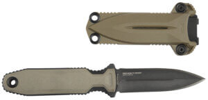 Hogue 35279 EX-F02 4.50″ Fixed Clip Point Plain Black 154CM SS Blade/G-Mascus Black G10 Handle
