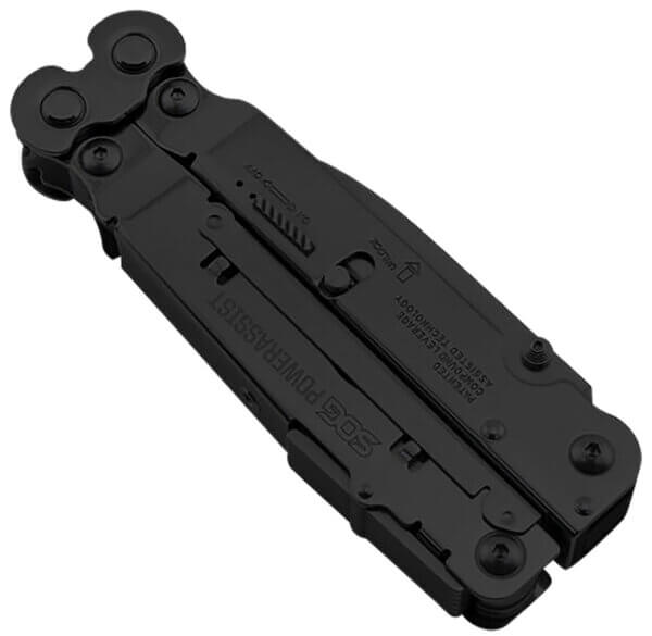 S.O.G SOG-B66N-CP PowerAssist Black Oxide 420 Stainless Steel 7″ Long Features 16 Tools w/Sheath
