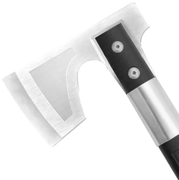 CRKT 2724 Chogan Hammer 2.60 Blade 1055 Carbon Steel Blade Tennessee Hickory Handle 17.88″ Long Axe w/Hammer”