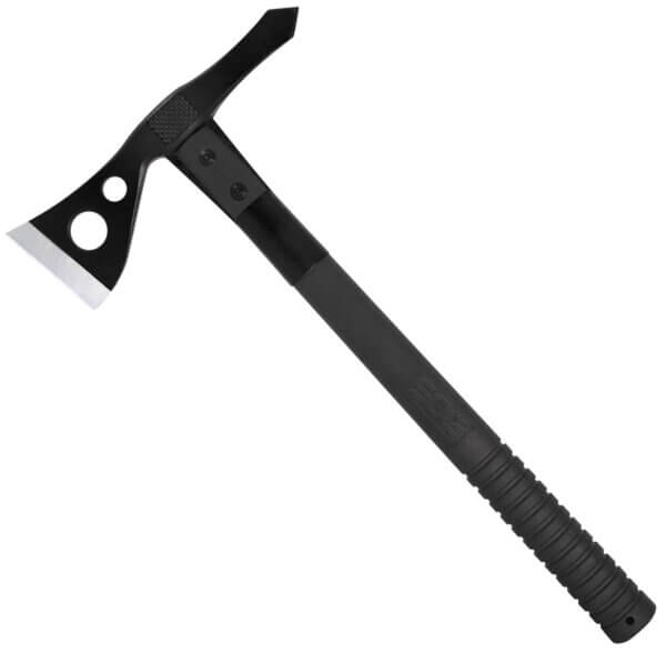 S.O.G SOGF01TNCP Tactical  2.75 Blade 420HC SS Blade Black Side Hammer Checkering GRN Handle 15.75″ Long Tomahawk”