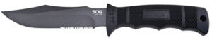 S.O.G SOG-SJ31-CP SlimJim 3.18″ Folding Clip Point Plain Satin AUS-8A SS Blade Bead Blasted 420 Stainless Steel Handle Includes Belt Clip
