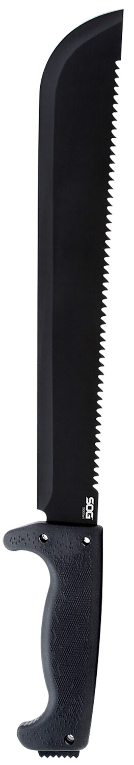 S.O.G SOG-F10N-CP Wood Saw Folding Saw 8.25″ Black High Carbon Steel Blade Black GRN Handle 17.25″ Long