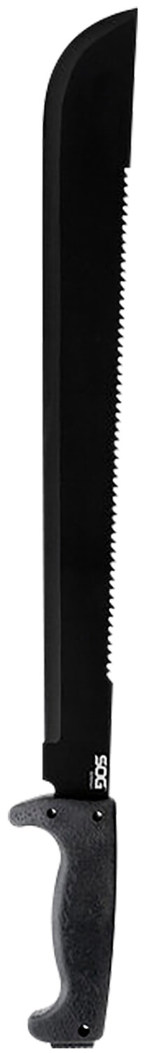 S.O.G SOG-MC04-N SOGfari 10″ Black Hardcased 3Cr13MoV SS Blade Black Kraton Handle 16″ Long Includes Sheath