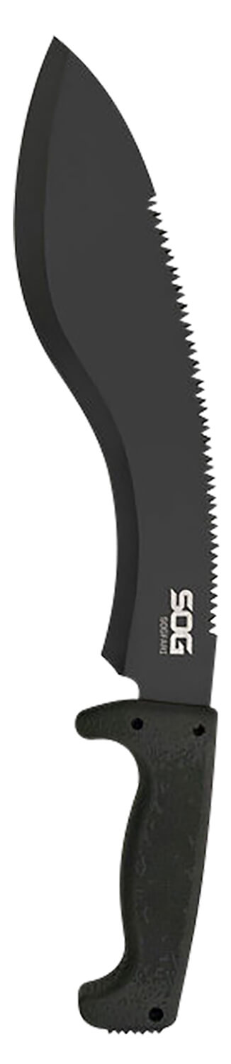S.O.G SOG-MC02-N SOGfari 18″ Black Powder Coated 3Cr13MoV SS Blade Black Kraton Handle 24″ Long Includes Sheath