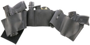 Galco UWERBKSM UnderWraps Elite Black Small Leather/Nylon Handgun