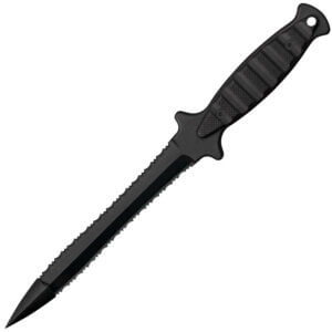 Cold Steel CS92R95 Spear Head Trainer 10.66″ Fixed Plain Black Santoprene Blade 6.33″ Black Santoprene Handle