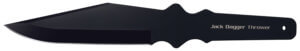Cold Steel CS80TJDZ Jack Dagger Thrower 7.50″ Fixed Plain Clip Point Black 1050 High Carbon