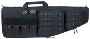 GPS Bags T32ARB Tactical AR Case 32 Black 1000D Nylon with Mag & Storage Pockets  Lockable Zippers  External Handgun Pocket & DuPont Teflon Coating”