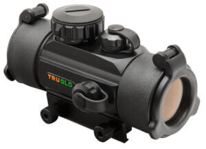 TruGlo TGTG8030B3 Traditional Anodized Matte Black 1x 30mm Red Descending Diameter Dots Reticle