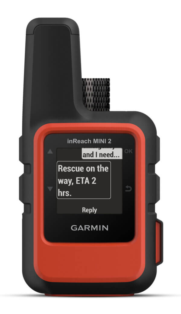 Garmin 010-02602-00 inReach Mini 2 Satcom Communication/SOS/Maps Black/Red Internal Rechargeable Lithium Battery Bluetooth/ANT+ GPS Yes