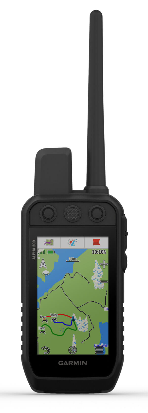 Garmin 010-02616-50 Alpha 200 Dog Tracker/Trainer Black Rechargeable Li-ion Battery Wi-Fi/Bluetooth/ANT+ GPS Yes