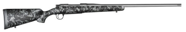 Christensen Arms 8010111500 Mesa FFT 28 Nosler 3+1 22 Threaded Barrel  Tungsten Gray Cerakote  Black with Gray Webbing Stock  Left Hand”
