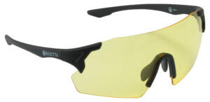 Beretta USA OC061A28540229UNI Challenge EVO Glasses Yellow Lens Black Frame