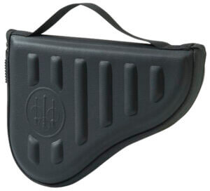 Bulldog BDT620B Deluxe Pistol Case 12″L x 6″ H Black Padded Nylon with Pocket & Sleeve for Handgun