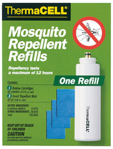 Thermacell C4 Repellent Refill White Effective 15 ft Odorless Scent Fuel Cartridge Repels Mosquito Effective Up to 48 hrs 4 Per Pkg