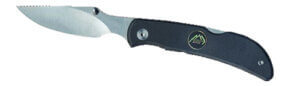 Outdoor Edge WR1C WildPair 2.50″/4″ Fixed Gut Hook/Caper Plain/Gut Hook 420J2 Stainless Steel Blade TPR Blaze Orange Handle