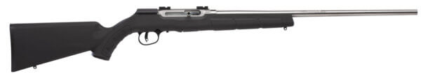 Savage Arms 47216 A22 FSS Semi-Auto 22 LR Caliber with 10+1 Capacity 22″ Barrel Matte Stainless Metal Finish & Matte Black Synthetic Stock Right Hand (Full Size)