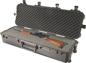 Pelican 0177000000110 Protector Long Case Black Polypropylene Rifle/Shotgun Wheels 54.58″ x 15.58″ x 8.63″