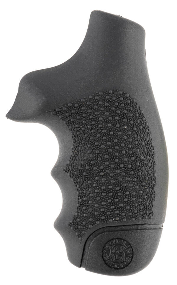 Hogue 60100 Monogrip  Cobblestone Black Nylon with Finger Grooves for S&W J Frame with Round Butt