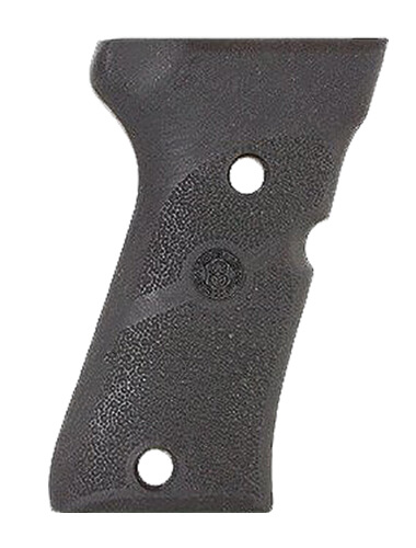 Hogue 61000 Rubber Bantam  Black Rubber with Finger Groove for S&W J Frame with Round Butt