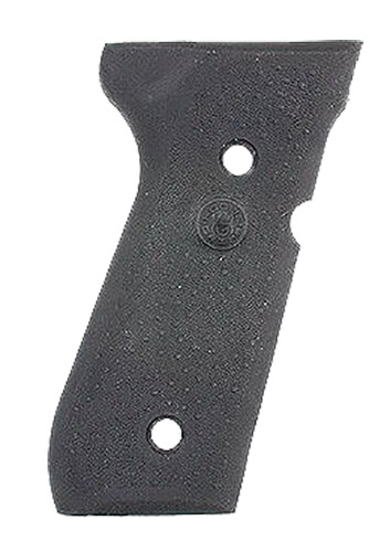 Hogue 45000 OverMolded Grip Cobblestone Black Rubber with Finger Grooves for 1911 Government