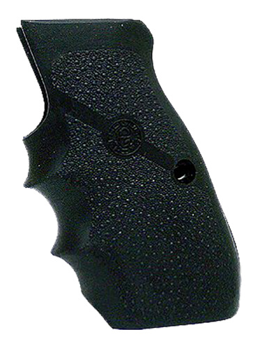 Hogue 09000 Rubber Grip Black with Finger Grooves for Browning Hi-Power