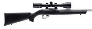 Hogue 22010 OverMolded Rifle Stock Aluminum Pillar Bedded Black Synthetic for Ruger 10/22 with .920 Diameter Barrel