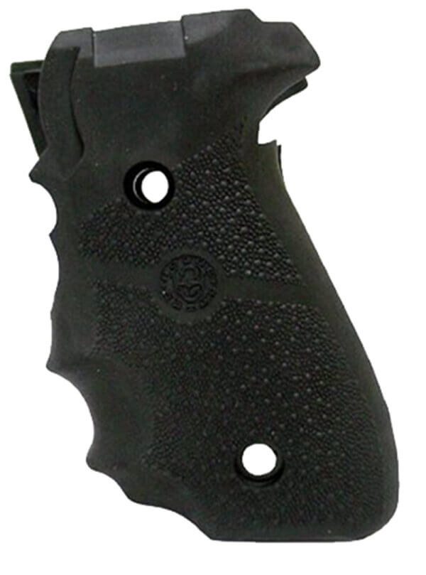 Hogue 45010 OverMolded Grip Panels Black Rubber for 1911 Government