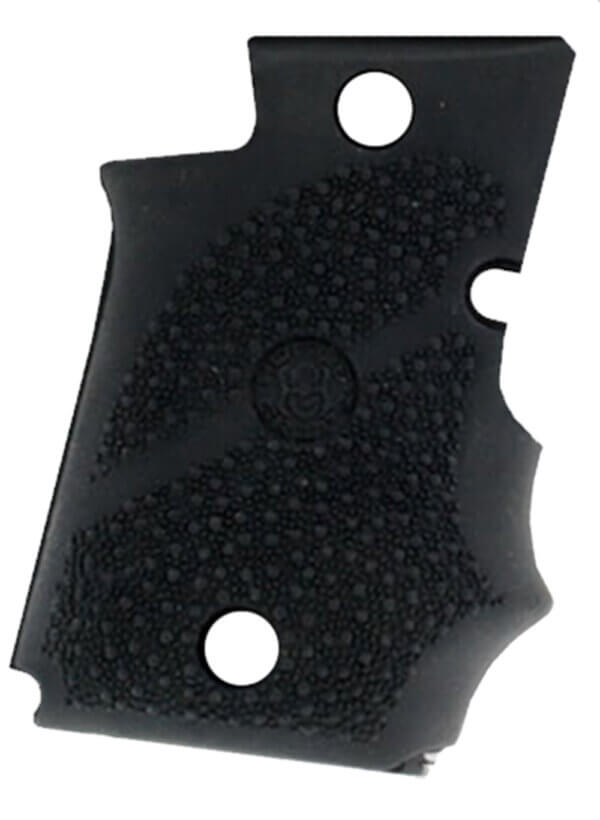 Hogue 98080 Rubber Grip Black with Finger Grooves for Sig P938 with Ambidextrous Safety