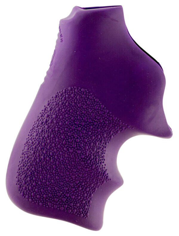 Hogue 78026 Tamer Cushion Purple Rubber Grip with Finger Grooves for Ruger LCR LCRx