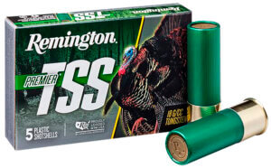 Remington Ammunition 28063 Premier TSS Turkey 20 Gauge 3″ 1 1/2 oz Tungsten 7 Shot 5 Per Box/ 10 Cs