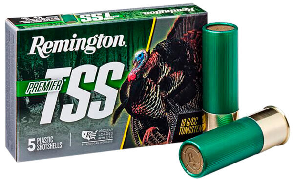 Remington Ammunition 28063 Premier TSS Turkey 20 Gauge 3″ 1 1/2 oz Tungsten 7 Shot 5rd Box