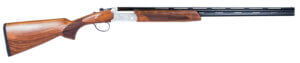 ATI ATIGKOF410SVE Cavalry SVE 410 Gauge with 26″ Blued O/U Barrel 3″ Chamber 2rd Capacity Silver Engraved Metal Finish Oiled Turkish Walnut Stock & Ejector Right Hand (Full Size)