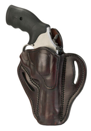 1791 Gunleather BHX3SBLR BHX  OWB Size 03 Stealth Black Leather Belt Slide Compatible w/Glock/S&W M&P Shield Right Hand