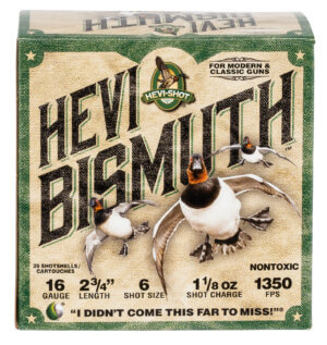 HEVI-Shot HS18704 HEVI-Bismuth Waterfowl 28 Gauge 2.75″ 1 oz Bismuth 4 Shot 25rd Box