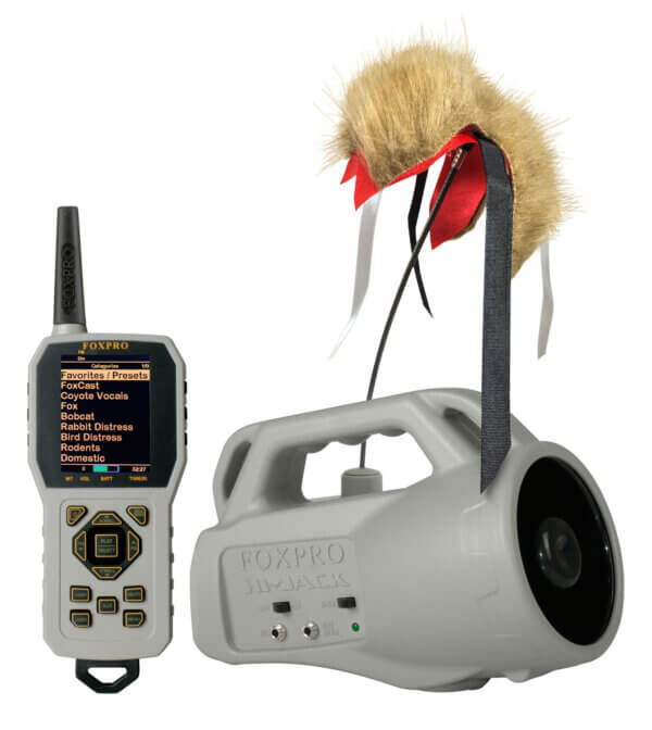 Foxpro HIJACK Hi-Jack Digital Call Coyote Sounds Attracts Predators Features TX1000 Transmitter Gray ABS Polymer
