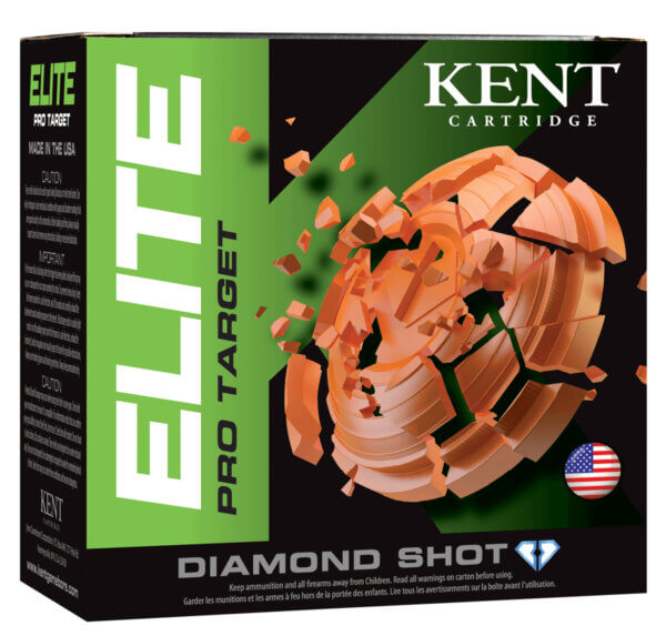 Kent Cartridge E12P2875 Elite Pro Target 12 Gauge 2.75″ 1 oz 1290 fps 7.5 Shot 25rd Box