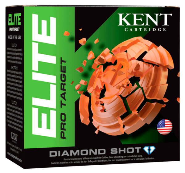 Kent Cartridge E28P2075 Elite Pro Target 28 Gauge 2.75″ 3/4 oz 1250 fps 7.5 Shot 25rd Box
