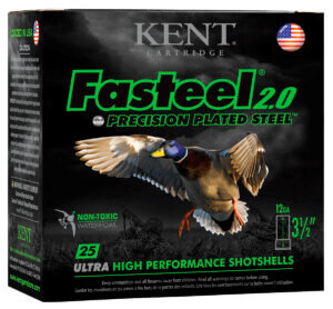 Kent Cartridge K1235FS403 Fasteel 2.0 Waterfowl 12 Gauge 3.50″ 1 3/8 oz 3 Shot 25rd Box