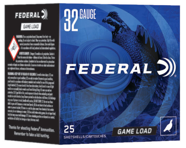 Federal N1328 Game-Shok Heavy Field 32 Gauge 2.50″ 1/2 oz 8 Shot 25rd Box