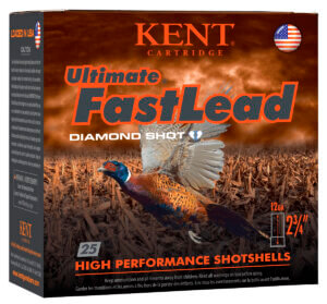 Kent Cartridge K122UFL364 Ultimate Fast Lead 12 Gauge 2.75″ 1 1/4 oz 4 Shot 25rd Box