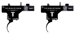 TriggerTech ARFTBB36NNF Adaptable Two-Stage Flat Trigger with 3.50-6 lbs Draw Weight & Black PVD Finish for FN FX9
