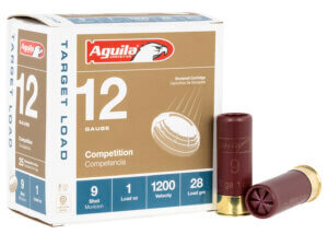 Aguila 1CHB1306 Target Load Competition 12 Gauge 2.75″ 1 oz 9 Shot 25rd Box