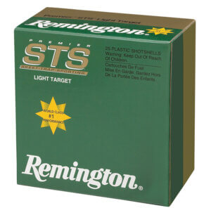 Remington Ammunition 20242 Premier STS Target Load 12 Gauge 2.75″ 1 1/8 oz 8 Shot 25rd Box