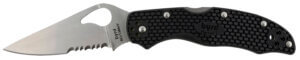 CobraTec Knives CALI928SBBLUDNS California 928SB 1.75″ OTF Drop Point Plain Stonewashed D2 Steel Blade/ Blue Anodized Aluminum Handle Includes Pocket Clip/Pouch