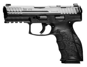 HK 81000732 VP9-B Optic Ready 9mm Luger 4.09″ 17+1 (2) Black Steel Slide with Optics Cut Black Interchangeable Backstrap Grip (Push Button) Night Sights