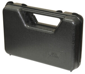 MTM Case-Gard 803R Pocket Pistol Case made of Polypropylene with Black Finish Foam Padding Hinge & Latches 9″ x 5.60″ x 2″ Interior Dimensions
