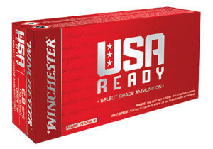 Winchester Ammo RED65140 USA Ready 6.5 Creedmoor 140 gr 2700 fps Open Tip 20rd Box