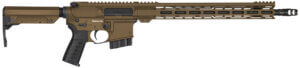 CMMG 92AE6FBSG Resolute MK17 9mm Luger 16.10″ 21+1 Sniper Gray Cerakote Aluminum Rec Chrome Moly Barrel Black Adjustable RipStock Right Hand