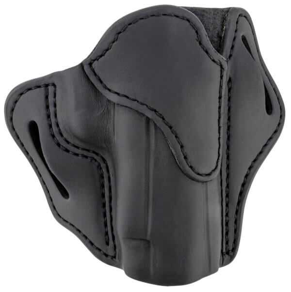 1791 Gunleather ORBH23SBLR BH2.3 Optic Ready OWB Size 2.3 Stealth Black Leather Belt Slide Compatible w/Glock 17/S&W M&P Shield/Walther PPQ Right Hand
